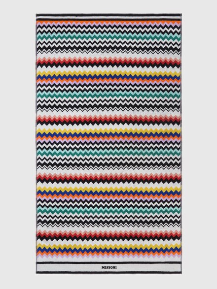 Best cotton terry beach towel 180x100 cm, Multicoloured  - 1F3SP99126100