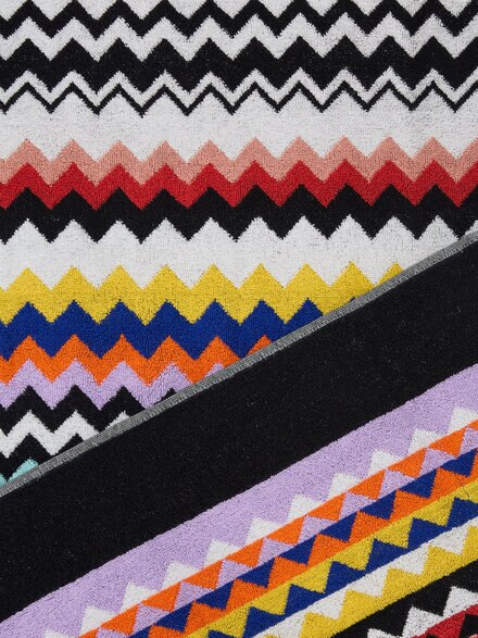 Best cotton terry beach towel 180x100 cm, Multicoloured  - 1F3SP99126100