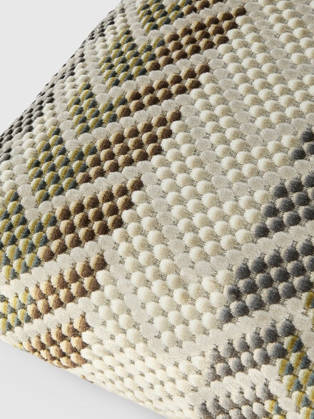 Squame viscose-blend cushion 60x60 cm, Beige & Multicoloured  - 1F4CU00703148