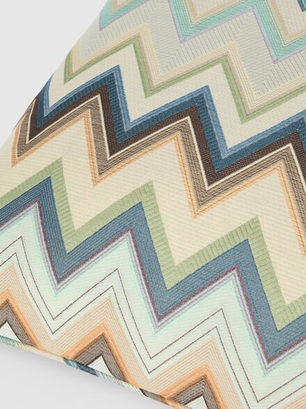 Agadir cotton-blend cushion 60x60 cm, Blue & Multicoloured  - 1F4CU00731150