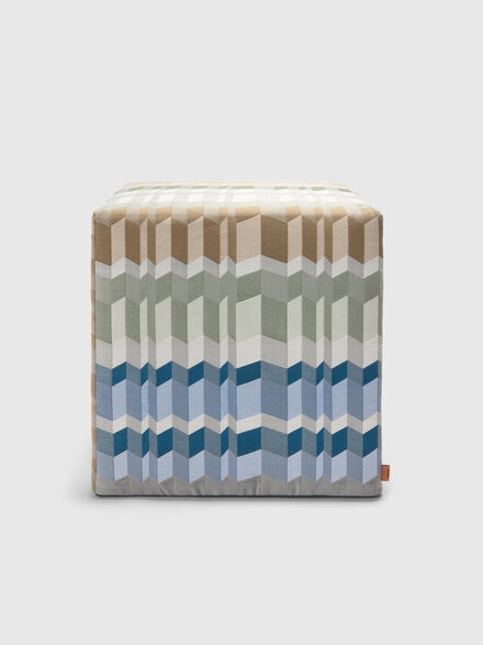 Positano cubic pouf 40x40x40 cm, Multicoloured  - 1F4LV00011100