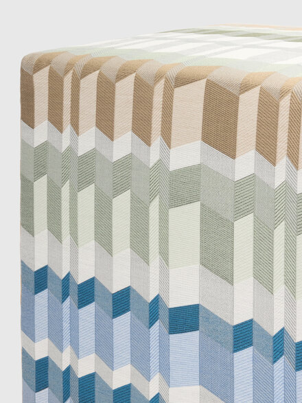 Positano cubic pouf 40x40x40 cm, Multicoloured  - 1F4LV00011100