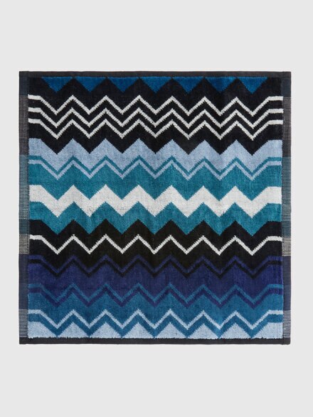 Giacomo face towels 30x30 cm 6 pieces, Blue - 1G3SP9990450