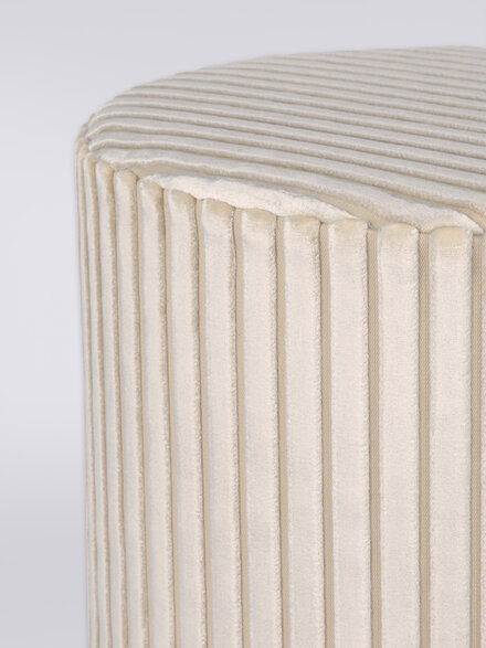 Coomba Cylinder Pouf 40X30, White  - 1H4LV0000821