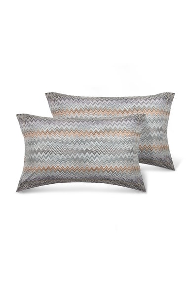 John Pillowcases 2-Piece Set, Green & Multicoloured  - 1J3LF00005165