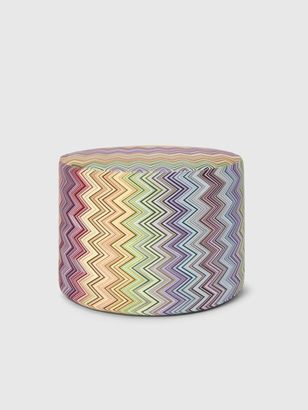 Jarris cylindrical pouf 40x30 cm, Red & Multicoloured - 1J4LV00066156