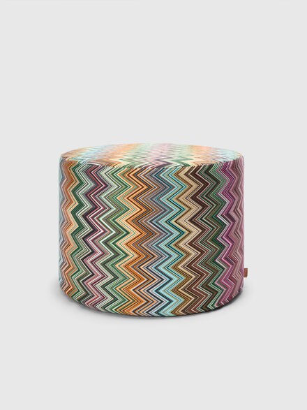 Jarris cylindrical pouf 40x30 cm, Orange Multicoloured  - 1J4LV00066159