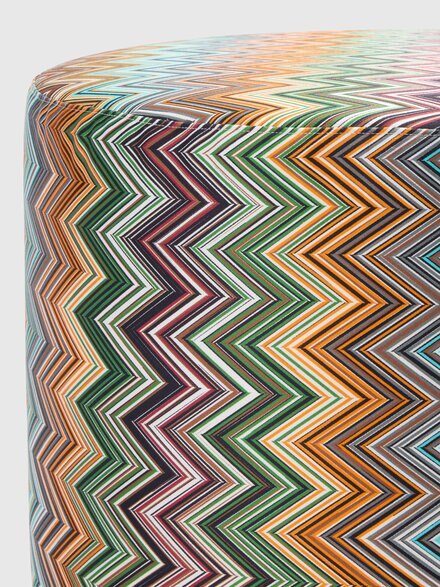 Jarris cylindrical pouf 40x30 cm, Orange Multicoloured  - 1J4LV00066159