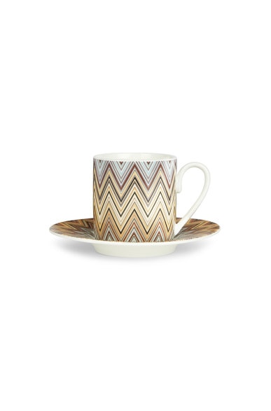 Jarris 6 tazas de café y plato, Blanco  - 1J4OG99012148