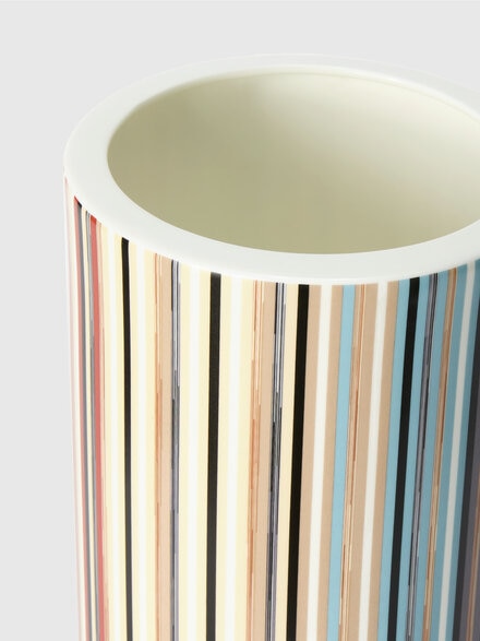 Stripes Jenkins Jarr&oacute;n - &Oslash; 16 &times; Al. 36 cm, Beige & Multicolor  - 1J4OG99058148