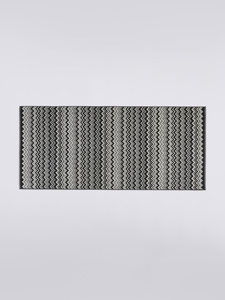 Keith Bath Mat 70X160, Black & White - 1K3SP99919601