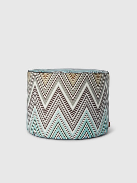 Kew Outdoor Cylinder Pouf 40X30, Multicoloured  - 1O4LV00059172