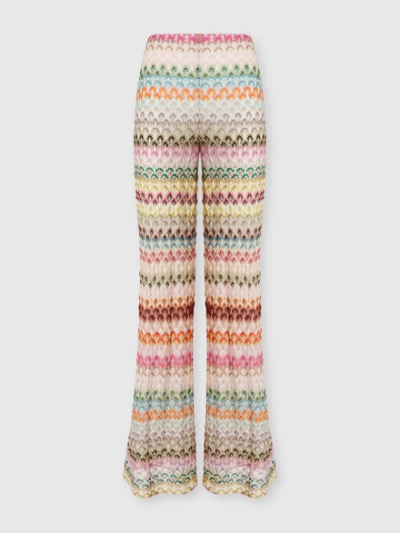 Palazzo pants in lace, Multicoloured  - DS25SI0MBR0133S6153