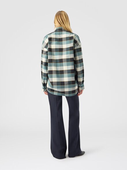 Camisa oversize a cuadros, Blau - DS25WJ0PBW00Z6S72O8