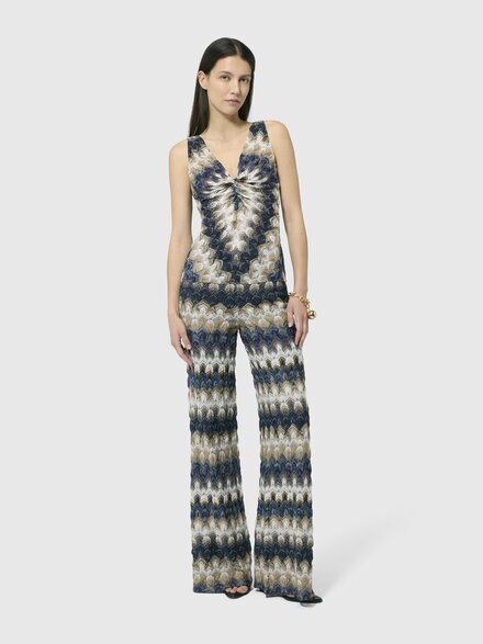 Pantalones palazzo de encaje, Multicolor  - DS26SI0ZBR015JS72RA