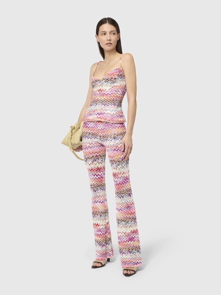 Pantal&oacute;n de corte recto, Rosa & Multicolor - DS26SI15BR0147SM9TH