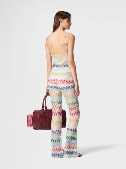 Camiseta de tirantes de encaje zig zag, Multicolor  - DS26SK15BR015IS30G5