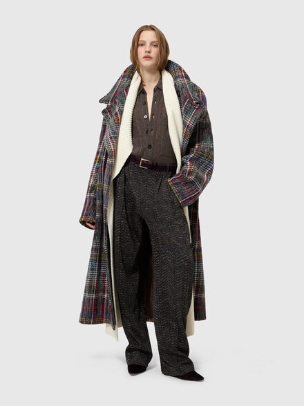 Abrigo ragl&aacute;n oversize, Multicolor  - DS26WC0UBC006KSMSQX