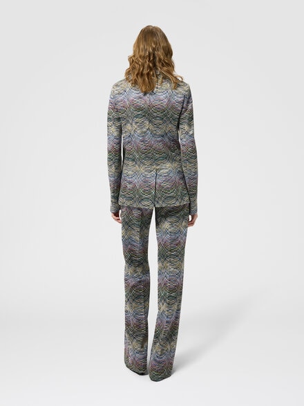 Viscose lam&eacute; blazer, Multicoloured  - DS26WF09BR015SSMSON