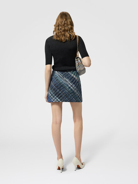 Mini skirt, Blue - DS26WH09BC006IS91SX