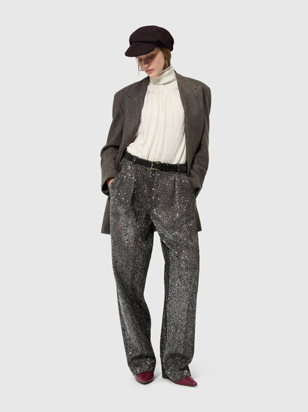 Wide-leg pants, Multicoloured  - DS26WI0XBC006RS91TP