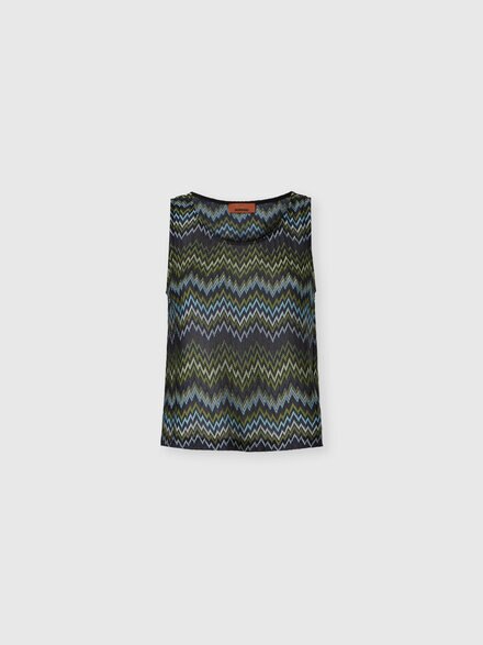 Top sans manches en viscose motif snake, Multicolore  - DS26WK0QBR016FS91TQ