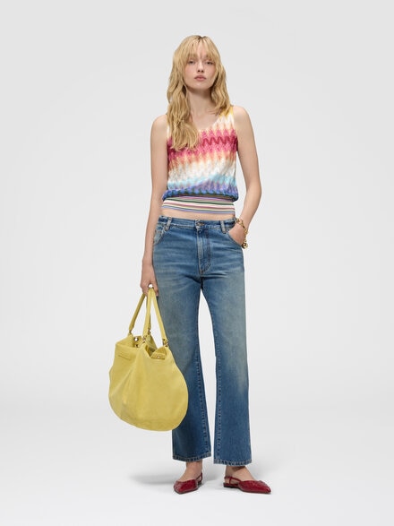 Top sans manches en viscose d&eacute;grad&eacute;e, Multicolore  - DS26WK0SBR015KSMSPT