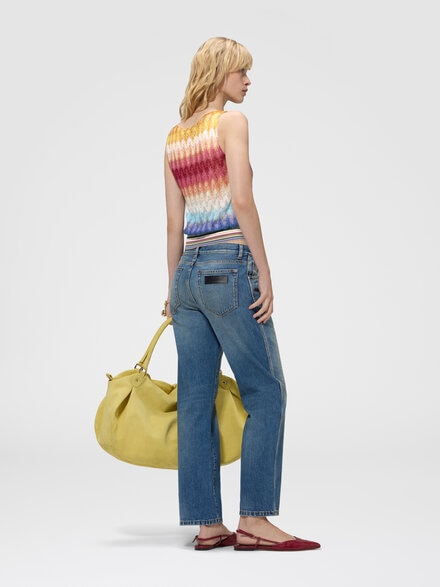 Top sans manches en viscose d&eacute;grad&eacute;e, Multicolore  - DS26WK0SBR015KSMSPT