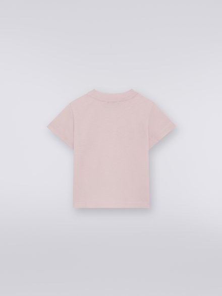 Cotton T-shirt with d&eacute;grad&eacute; logo, Multicoloured  - KS23WL02BV00E0S506U