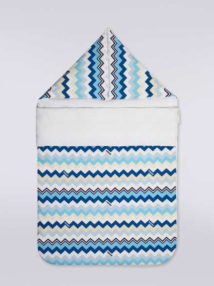 Zigzag cotton sleeping bag , Multicoloured  - KS23WS00BV00E3S72D1