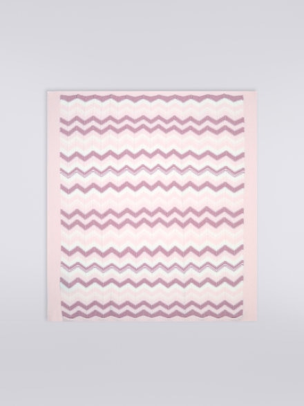 Zigzag wool blanket, Multicoloured  - KS23WZ01BV00E0SM923