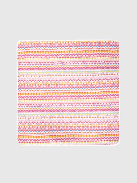 Coperta in 100% cotone con stampa zig zag, Multicolore  - KS25SZ00BV00HMSM9RW