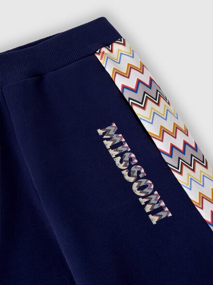 Sweatpants in pure cotton, Multicoloured  - KS25WI01BV00IGS72O7