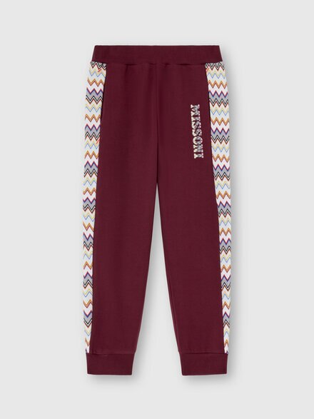 Sweatpants in pure cotton, Multicoloured  - KS25WI01BV00IGSM9UH