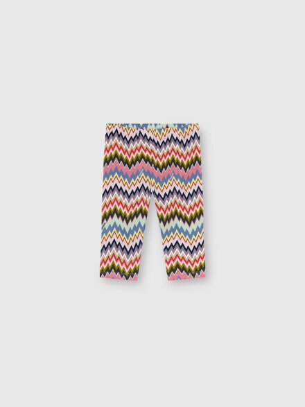 Stretch cotton leggings, Multicoloured  - KS25WI02BV00IFS30FS