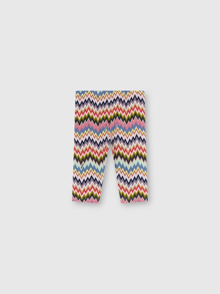 Stretch cotton leggings, Multicoloured  - KS25WI02BV00IFS30FS