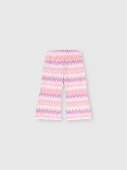 Cotton leggings, White & Pink  - KS25WI03BV00IFS019I