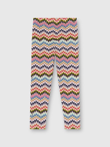 Leggings in cotone stretch, Multicolore  - KS25WI04BV00IFS30FS