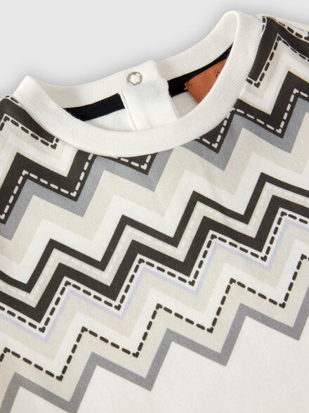 T-shirt in pure cotton, White  - KS25WL01BV00IGS019G