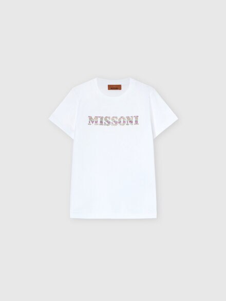 T-shirt in 100% cotton, White  - KS25WL02BV00IFS019E