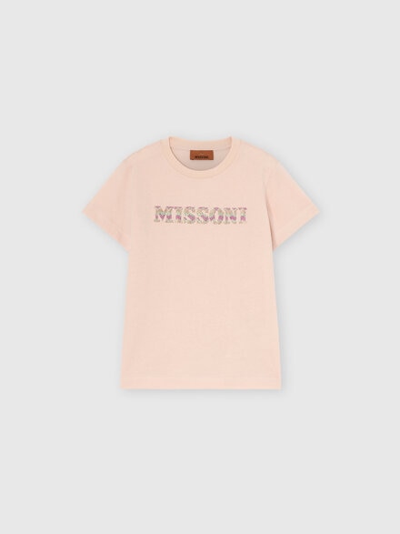 T-shirt in 100% cotton, Pink  - KS25WL02BV00IFS30FT