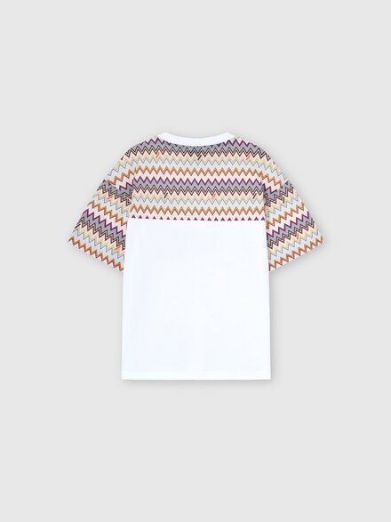 T-shirt in puro cotone, Multicolore  - KS25WL04BV00IGS019C