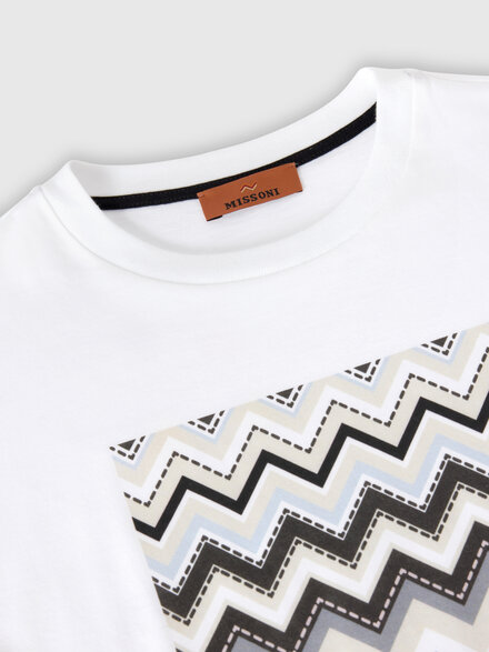 Cotton T-shirt, White  - KS25WL06BV00IGS01JB