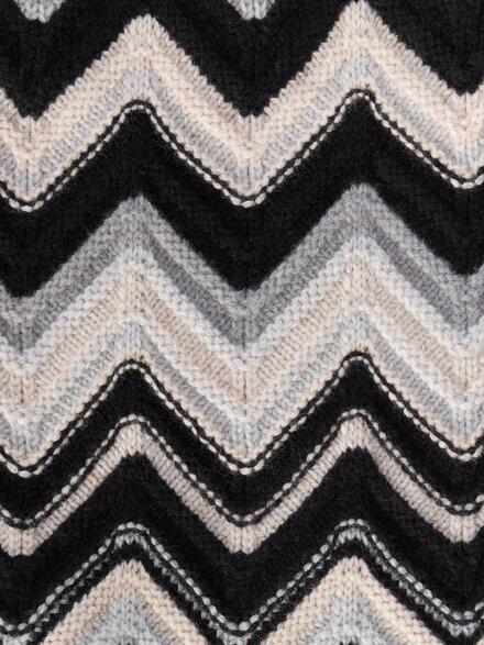 Scarf in pure wool, Multicoloured  - KS25WS04BV00IGS91R8