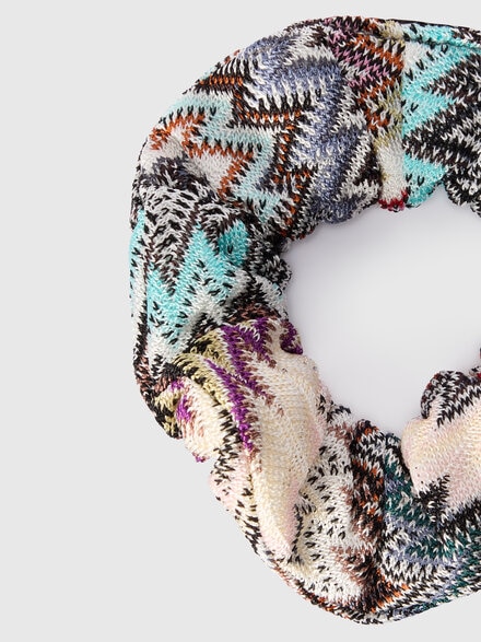 Coletero de viscosa con estampado en zigzag, Multicolor  - KS25WS05BV00IFSM923