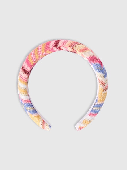 Headband in viscose-lamé blend, Multicoloured  - KS25WS07BV00IXSM923
