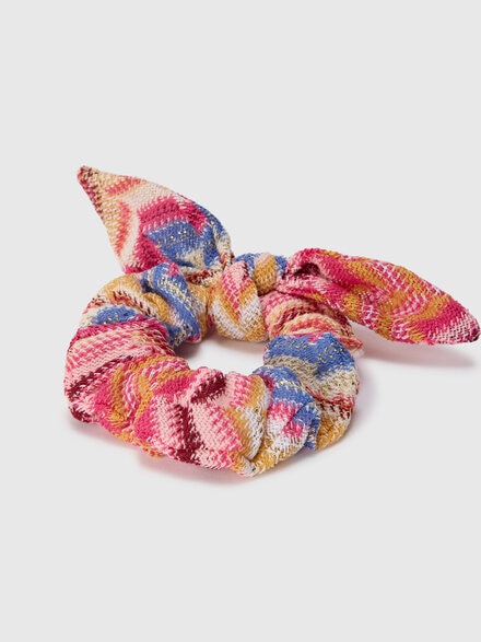 Diadema en mezcla de algodón y lamé, Multicolor  - KS25WS08BV00IXSM923