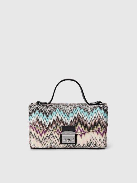 Shoulder bag in viscose, Multicoloured  - KS25WX01BV00IFSM923