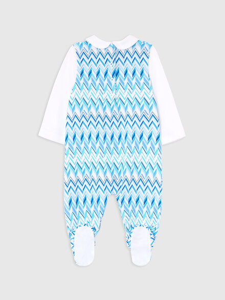3-piece set with zig zag print, White  - KS26SU01BV00JIS72R3