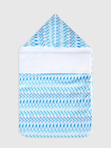 Nid d&rsquo;ange en pur coton &agrave; motif zig zag, Blanc  - KS26SZ03BV00JIS72R3